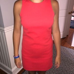 coral dress